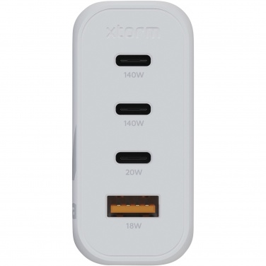 Logo trade promotional merchandise image of: Xtorm XEC140 GaN² Ultra 140W wall charger